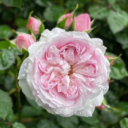 Růže Stříbrný Růžový Lesk - na holém kořenu